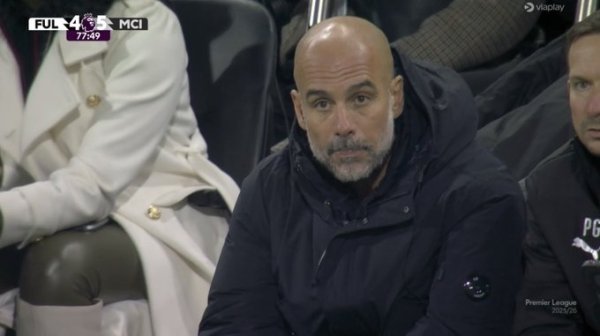 难说念这3分要丢？曼城大好方位被扳到5-4，瓜迪奥拉情态愣住了